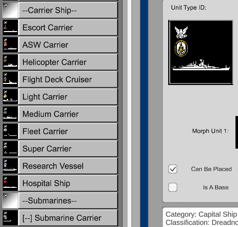 Modern Units Update – Capital Ships