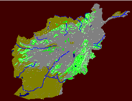 Map of Afghanistan (2021)